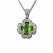 14KW Amethyst/Diamond Reflections Pendant : P46DAAA2WI