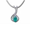 Mt St Helens Sterling Silver Pendant : P46ZBCM4S