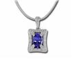 14KW Tanzanite/Diamond Reflections Pendant : P57DVGJ2WI
