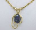 Idaho Opal Sterling Silver Pendant : P57ZECCI4S