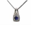 14KW Emerald/Diamond Pendant -d' : PCC015E23WI