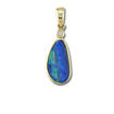 14KY Australian Opal Pendant W/Diamond : PNAT106-9I