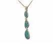 14KY Australian Opal Doublet Pendant : POD0411AXCI