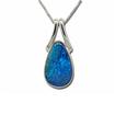 SS Opal Doublet Pendant : POD1511BXSI