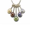 14KY 5-piece Freshwater Pearl Drop 7.5, 8, 8.5mm Pendant : PPC042FPXCI