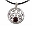 Sterling Silver Blue Topaz Pendant : PPF029B2XSI