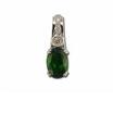 14KW Aquamarine/Diamond Pendant : PPF047Q22WI