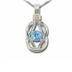 S/S Blue Topaz Pendant : PPF060B2XSI