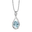 14KW Aquamarine Pendant : PPF071Q2XWI