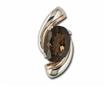 Sterling Silver/14Kr Smokey Quartz Pendant : PSF030SQXYI