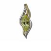 Sterling Silver/14KY Lemon Quartz Pendant : PSF033LQXNI