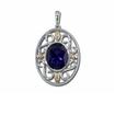 SS/14KY Rose Gold Garnet Pendant : PSF037G2XYI