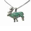 S/S Mt St Helens Elk Pendant : PWL007M4XSI