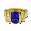 14KY Tanzanite & Diamond Ring : R-MTG7-J2C