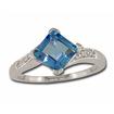 14KW Citrine/Diamond Ring : R049C2WI