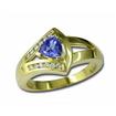 14KY Tanzanite & Diamond Ring : R05DNBJ2I