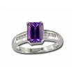 14KW Aquamarine/Diamond Ring : R118Q2WI