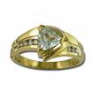Aquamarine  14K Gold Ring : R16DMNQ2C