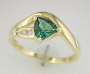 Pink Tourmaline 14KW Gold Ring : R16DVNH2W