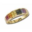 14KY Rainbow Sapphire Ring : R20APRSI