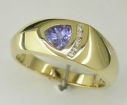 14KY Tanzanite & Diamond Ring : R38J2I