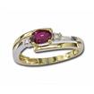 14KY/W Ruby/Diamond Ring : R46DLAR4I