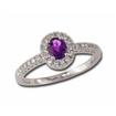 14KW Tanzanite/Diamond Ring : R48DAAJ2WI