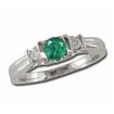 14KW Emerald/Diamond Ring : R4RDFE4WI