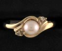14K Cultured Pearl Ring : R50DHNP1C