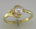 14KW Cultured Pearl Ring : R50DJNP1W