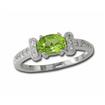 14KW Citrine/Diamond Ring : R57DAFC2WI