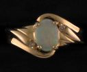 Citrine 14K Gold Ring : R57DHNC2C