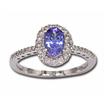 14KW Tanzanite/Diamond Ring : R57DSUJ2WI