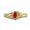 #2 Emerald  14K Gold Ring : R63DGNE2C