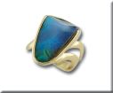 14KY Natural Boulder Opal Ring : RBR0431BXCI