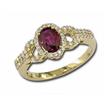 14KW Aqua Marine/Diamond Ring : RCC002Q22WI