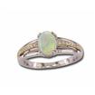 14KW/Y Idaho Opal Triplet/Diamond Ring : RCC014I22AI