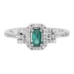 14KY Emerald/Diamond Ring : RCC021E23CI