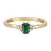 14KW Emerald/Diamond Ring : RCC026E23WI