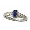 14KY Blue Sapphire/Diamond Ring : RCC027S33CI