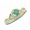 14KW Emerald/Diamond Ring : RCC034E33WI