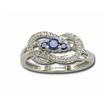 14KW Blue Sapphire/Diamond Ring : RCC035S23WI