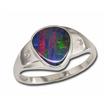 14KY Idaho Opal/Diamond Ring : R85TRPL001I