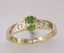14KY Green Maine Tourmaline/Diamond Ring : RPF011MT3CI