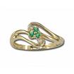 14KY Emerald/Diamond Ring : RPF013E22CI