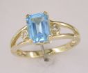 14KW Peridot/Diamond Ring : RPF026T22WI