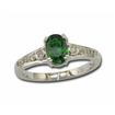 14KW Blue Topaz/Diamond Ring : RPF047B22WI