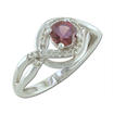 14KW Idaho Garnet/Diamond Ring : RPF063O42WI