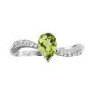 14KW Peridot/Diamond Ring : RPF069T22WI
