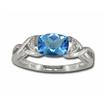 14KY Amethyst/Diamond Ring : RS016A2I